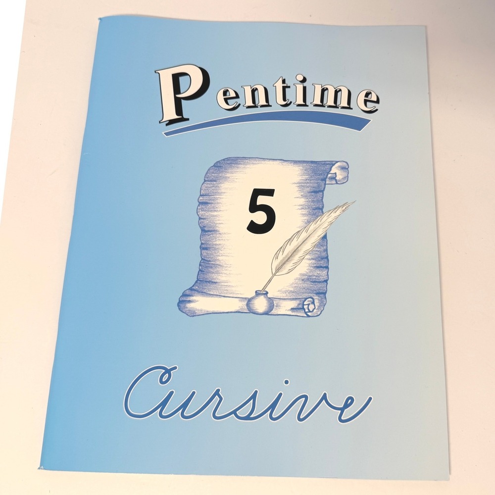 Pentime Cursive Grade 5 Penmanship Workbook Handwriting Practice Milestone Books